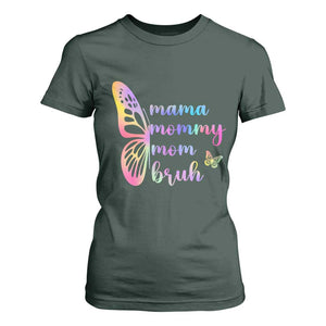 Funny Mom Saying Gift T Shirt For Women Mama Mommy Mom Bruh TS12 Dark Forest Green Print Your Wear