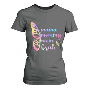 Funny Mom Saying Gift T Shirt For Women Mama Mommy Mom Bruh TS12 Dark Heather Print Your Wear
