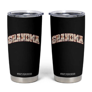 Vintage Floral Grandma Tumbler Cup Mothers Day Gift Idea TS12 Black Print Your Wear