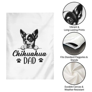 Proud Chihuahua Dad Garden Flag Dog Lover Gift Idea TS12 Print Your Wear