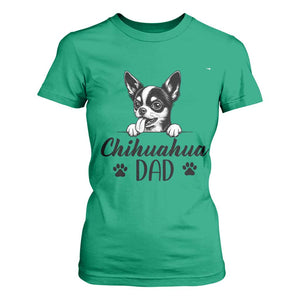 Proud Chihuahua Dad T Shirt For Women Dog Lover Gift Idea TS12 Irish Green Print Your Wear