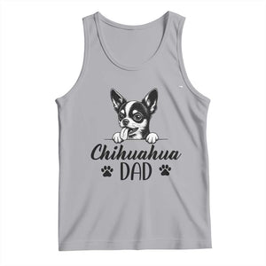 Proud Chihuahua Dad Tank Top Dog Lover Gift Idea TS12 Athletic Heather Print Your Wear
