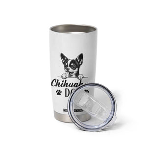 Proud Chihuahua Dad Tumbler Cup Dog Lover Gift Idea TS12 Print Your Wear