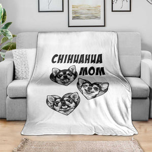 Proud Chihuahua Mom Throw Blanket Ankle Biter Dog Lover TS12 Print Your Wear