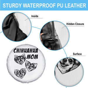 Proud Chihuahua Mom Spare Tire Cover Ankle Biter Dog Lover TS12 Print Your Wear