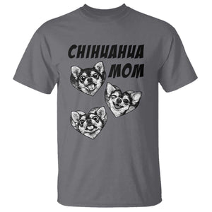 Proud Chihuahua Mom T Shirt Ankle Biter Dog Lover TS12 Charcoal Print Your Wear