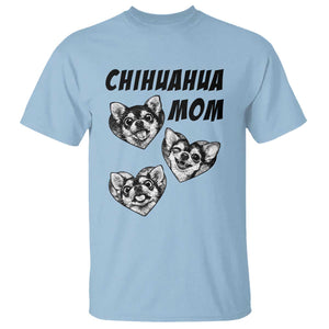 Proud Chihuahua Mom T Shirt Ankle Biter Dog Lover TS12 Light Blue Print Your Wear