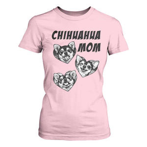 Proud Chihuahua Mom T Shirt For Women Ankle Biter Dog Lover TS12 Light Pink Print Your Wear