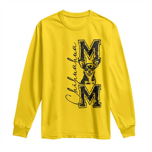 Chihuahua Mom Gift Long Sleeve Shirt Mothers Day Dog Lover TS12 Daisy Print Your Wear