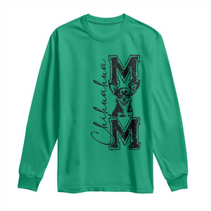 Chihuahua Mom Gift Long Sleeve Shirt Mothers Day Dog Lover TS12 Irish Green Print Your Wear