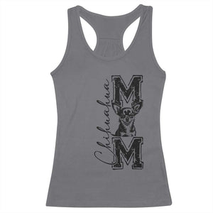 Chihuahua Mom Gift Racerback Tank Top Mothers Day Dog Lover TS12 Charcoal Print Your Wear