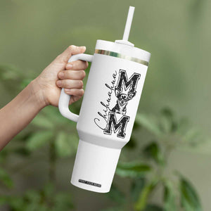 Chihuahua Mom Gift Tumbler With Handle Mothers Day Dog Lover TS12 Print Your Wear