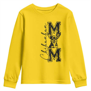 Chihuahua Mom Gift Youth Sweatshirt Mothers Day Dog Lover TS12 Daisy Print Your Wear