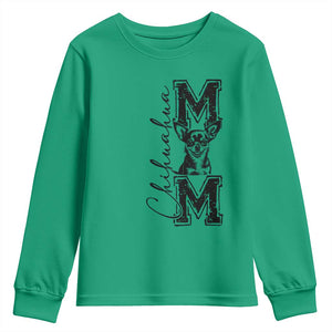 Chihuahua Mom Gift Youth Sweatshirt Mothers Day Dog Lover TS12 Irish Green Print Your Wear