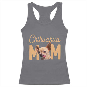 Proud Dog Mom Chihuahua Racerback Tank Top Mothers Day Lover Gift TS12 Charcoal Print Your Wear