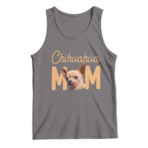 Proud Dog Mom Chihuahua Tank Top Mothers Day Lover Gift TS12 Deep Heather Print Your Wear