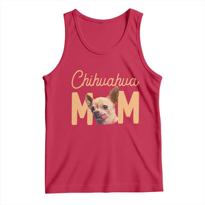 Proud Dog Mom Chihuahua Tank Top Mothers Day Lover Gift TS12 Red Print Your Wear