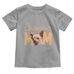 Proud Dog Mom Chihuahua Toddler T Shirt Mothers Day Lover Gift TS12 Sport Gray Print Your Wear