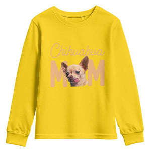 Proud Dog Mom Chihuahua Youth Sweatshirt Mothers Day Lover Gift TS12 Daisy Print Your Wear