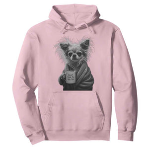 Funny Chihuahua Coffee Lover Hoodie Do Not Talk To Me Yet TS12 Light Pink Print Your Wear