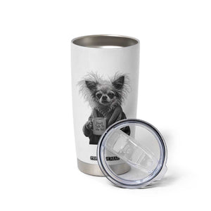 Funny Chihuahua Coffee Lover Tumbler Cup Do Not Talk To Me Yet TS12 Print Your Wear