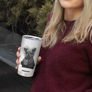 Funny Chihuahua Coffee Lover Tumbler Cup Do Not Talk To Me Yet TS12 Print Your Wear