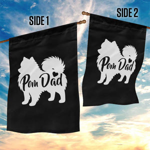 Proud Pomeranian Dad Garden Flag Small Breed Dog Owner Gift TS12 Print Your Wear