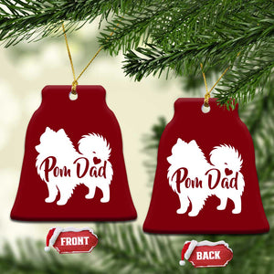 Proud Pomeranian Dad Ceramic Ornament Small Breed Dog Owner Gift TS12 Print Your Wear