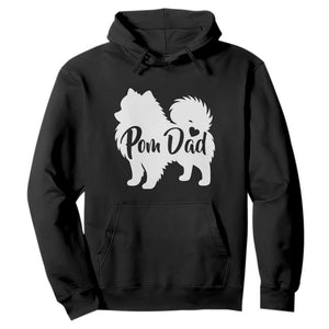 Proud Pomeranian Dad Hoodie Small Breed Dog Owner Gift TS12 Black Print Your Wear