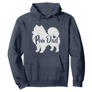 Proud Pomeranian Dad Hoodie Small Breed Dog Owner Gift TS12 Navy Print Your Wear