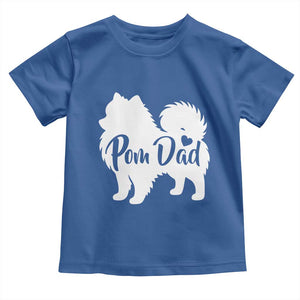 Proud Pomeranian Dad Toddler T Shirt Small Breed Dog Owner Gift TS12 Royal Blue Print Your Wear