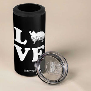 Love Pomeranian 4 in 1 Can Cooler Tumbler Cute Pom Dog Lover Gift TS12 Print Your Wear