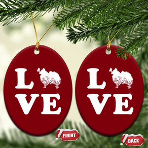 Love Pomeranian Ceramic Ornament Cute Pom Dog Lover Gift TS12 Print Your Wear
