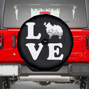 Love Pomeranian Spare Tire Cover Cute Pom Dog Lover Gift TS12 Black Print Your Wear