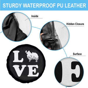 Love Pomeranian Spare Tire Cover Cute Pom Dog Lover Gift TS12 Print Your Wear