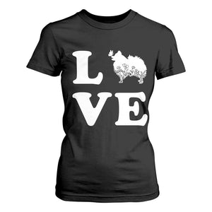 Love Pomeranian T Shirt For Women Cute Pom Dog Lover Gift TS12 Black Print Your Wear