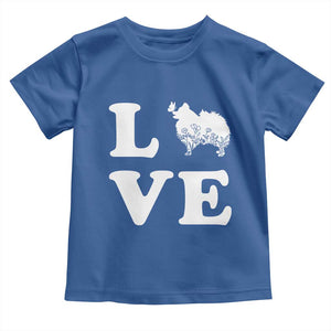 Love Pomeranian Toddler T Shirt Cute Pom Dog Lover Gift TS12 Royal Blue Print Your Wear