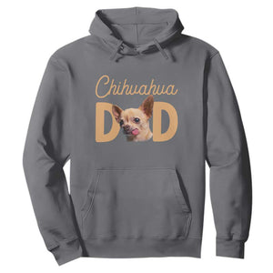 Proud Chihuahua Dad Hoodie Ankle Biter Dog Lover TS12 Charcoal Print Your Wear