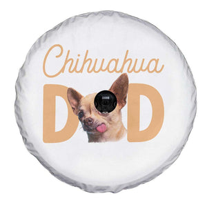 Proud Chihuahua Dad Spare Tire Cover Ankle Biter Dog Lover TS12 Print Your Wear