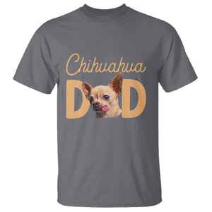 Proud Chihuahua Dad T Shirt Ankle Biter Dog Lover TS12 Charcoal Print Your Wear