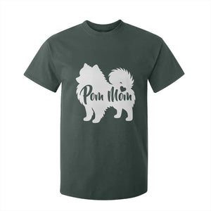 Proud Pom Mom T Shirt For Kid Pomeranian Dog Lover Gift TS12 Dark Forest Green Print Your Wear