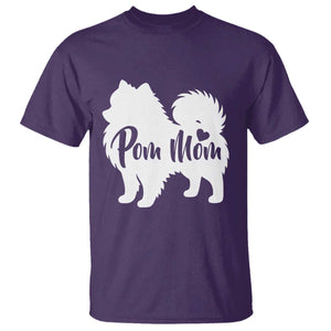 Proud Pom Mom T Shirt Pomeranian Dog Lover Gift TS12 Purple Print Your Wear