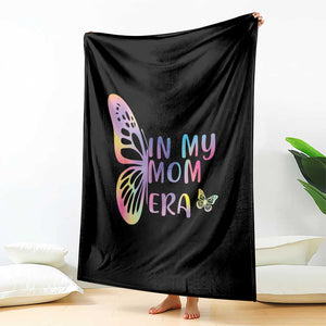 In My Mom Era Throw Blanket Colorful Butterfly Mothers Day Gift TS12 Print Your Wear