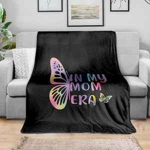 In My Mom Era Throw Blanket Colorful Butterfly Mothers Day Gift TS12 Print Your Wear