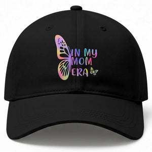 In My Mom Era Baseball Cap Colorful Butterfly Mothers Day Gift TS12 Print Your Wear