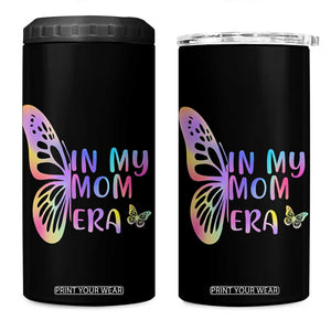In My Mom Era 4 in 1 Can Cooler Tumbler Colorful Butterfly Mothers Day Gift TS12 One Size: 16 oz Black Print Your Wear