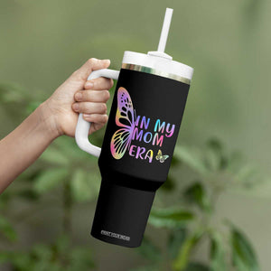 In My Mom Era Tumbler With Handle Colorful Butterfly Mothers Day Gift TS12 Print Your Wear
