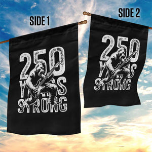250 Years Strong Bigfoot Guitar Garden Flag USA 250th Anniversary Gift TS12 Print Your Wear
