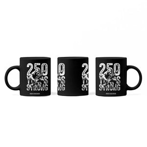 250 Years Strong Bigfoot Guitar Coffee Mug USA 250th Anniversary Gift TS12 Print Your Wear