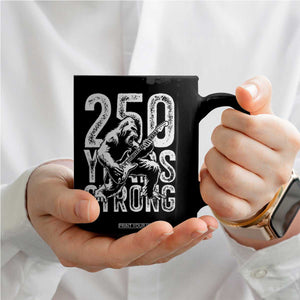 250 Years Strong Bigfoot Guitar Coffee Mug USA 250th Anniversary Gift TS12 Print Your Wear